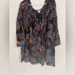 Avenue Multicolor Paisley Tunic
